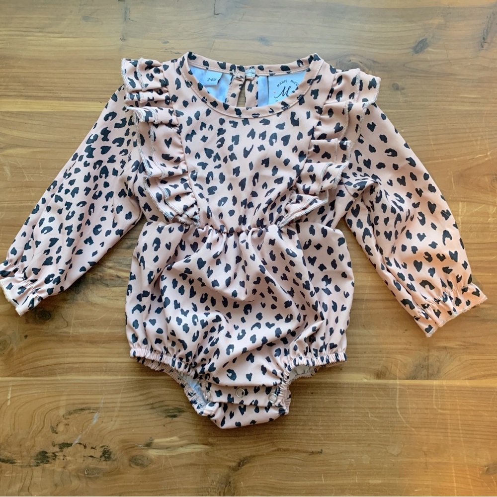 Baby Girl Marie Nicole Clothing Mom & Me Cheetah Romper